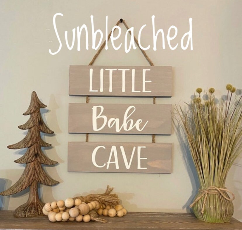 Little Babe Cave Sign with Rope