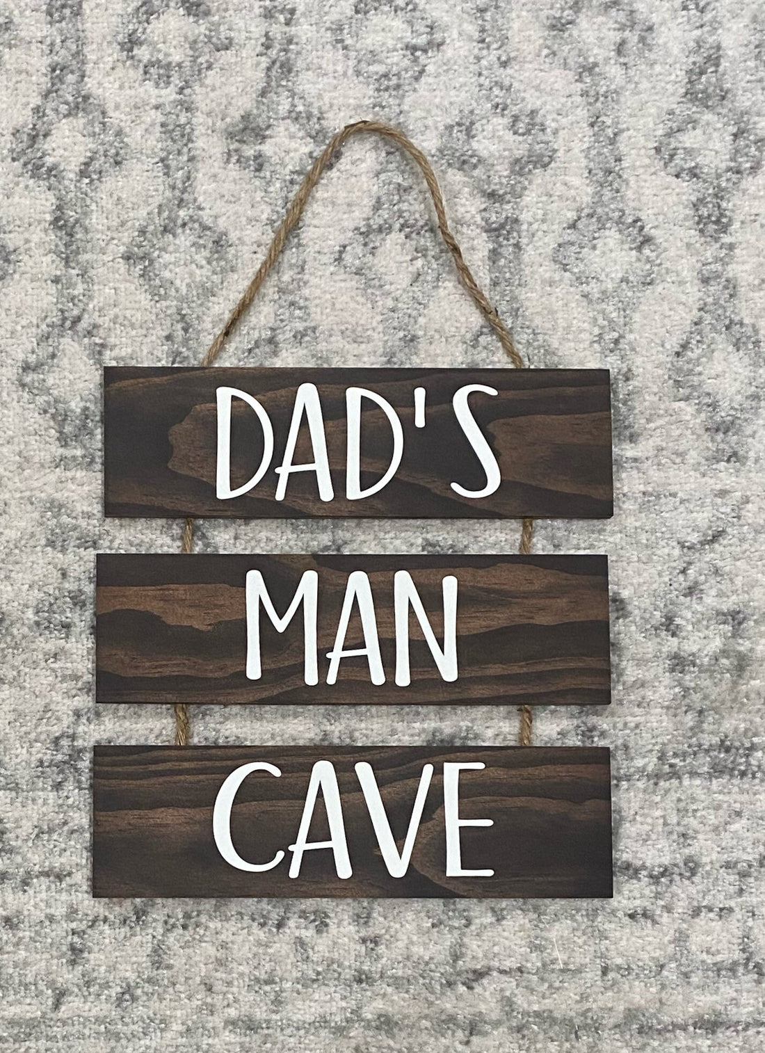Dad’s Man Cave Sign with Rope